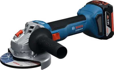 06019N9020 BOSCH 18V-8 2X4 AH 125MM AKÜLÜ TAŞLAMA MAKİNESİ 4053423323924 - 1