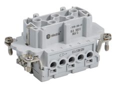 24-0616-200-02 TP ELECTRIC 6X16A PRİZ ÇEKİRDEK YAYLI BAĞLANTI (1-6) - 1