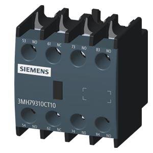 3MH7931-0CT10 SIEMENS ÖN YARDIMCI KONTAK 3NO+1NC 3MT7/3MH7 BOY 0, 1, 2, 3, 4, 3NA+1NK ÖNDEN 4047624396122 - 1