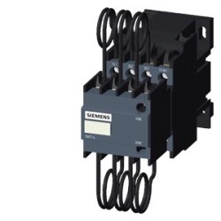 3MT7001-0JA11-6AN2 SIEMENS 10KVAR (AC400-415V 40°C) 1NA+1NK, 220V 50/60HZ KOMPANZASYON KONTAKTÖRÜ 4047624397785