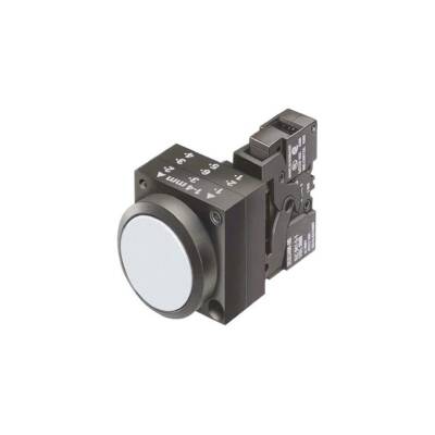 3SB3220-0AA61 SIEMENS 22MM IŞIKLI BUTON 1NO 24V BEYAZ 4011209030657 - 1