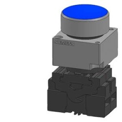 3SB3645-0AA51 SIEMENS 22MM IŞIKLI BUTON 1NA 24V MAVİ 4011209523135