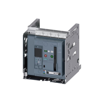 3WA1125-3AB02-0AA0 SIEMENS 3200A 66KA 3P BOY:2 SENTRON AÇIK TİP TERMİK MANYETİK GÜÇ ŞALTERİ SABİT TİP ETU300 LSI TİPİ AÇTIRICILI TERMİK AYARLI 2N0-2NC YARDIMCI KONTAKLI - 1