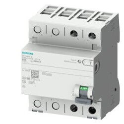 5SV3326-4 SIEMENS KAÇAK AKIM RÖLESİ RCCB 5SV3 2P 10kA 230V 63A 30mA - 1