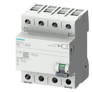 5SV3342-4 SIEMENS KAÇAK AKIM RÖLESİ RCCB 5SV3 4P 10kA 400V 25A 30mA - 1