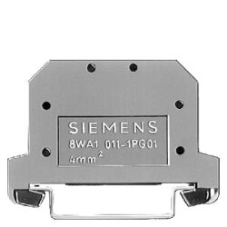 8WA1011-1PG11 SIEMENS 4 MM² VİDALAMALI GEÇİŞ KLEMENSİ YEŞİL/SARI 4011209156760
