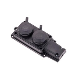 BY10-104 BYES 1X16A (2P+E) 200/250V KAUÇUK 2'Lİ PRİZ