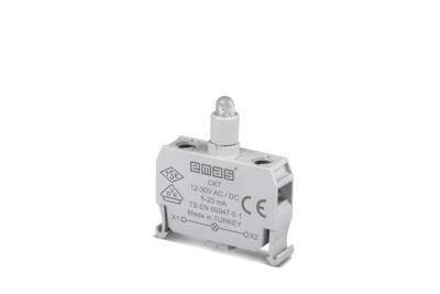 CK7 EMAS YEDEK LED'Lİ 12-30V AC/DC MAVİ SİNYAL BLOK KUMANDA KUTUSU İÇİN (C SERİSİ) - 3