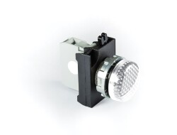 CM0B0XB EMAS CM SERİSİ METAL LED'Lİ 100-230V AC BEYAZ 22 MM SİNYAL - 2