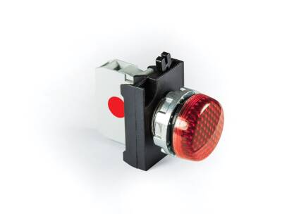 CM0K0XK EMAS CM SERİSİ METAL LED'Lİ 100-230V AC KIRMIZI 22 MM SİNYAL - 1