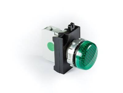 CM0Y0XY EMAS CM SERİSİ METAL LED'Lİ 100-230V AC YEŞİL 22 MM SİNYAL - 1