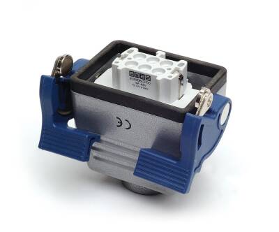 EBM06PU32 EMAS METAL 6 KONTAK UZATMA TİPİ PRİZ 16A ÜSTTEN GİRİŞLİ 2 MANDALLI ÇOK KONTAKLI - 1