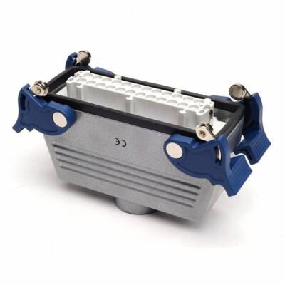 EBM24PU34 EMAS METAL 24 KONTAK UZATMA TİPİ PRİZ 16A ÜSTTEN GİRİŞLİ 4 MANDALLI ÇOK KONTAKLI - 1