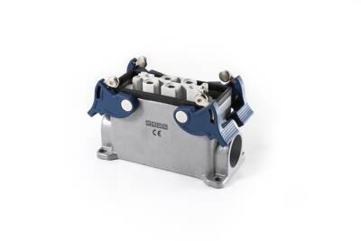 EBM806PD14 EMAS METAL 6 KONTAK DUVAR TİPİ PRİZ (4X80A)+(2X16A) YANDAN GİRİŞLİ 4 MANDALLI ÇOK KONTAKLI - 1