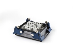 EBM812PM44 EMAS METAL 12 KONTAK MAKİNE TİPİ PRİZ 2*((4X80A)+(2X16A)) ALTTAN GİRİŞLİ 4 MANDALLI ÇOK KONTAKLI