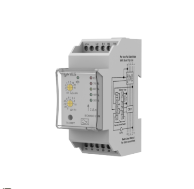 ELR-30-A ENTES TOPRAK KAÇAK AKIM RÖLESİ OTO RESET 03A-30A M5652 - 1
