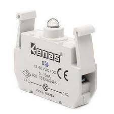 B6 EMAS SİNYAL KIRMIZI LED BLOK 12-30VAC-DC - 1