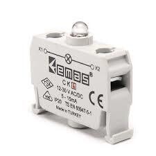 CK6 EMAS C SİNYAL KIRMIZI LEDLİ 12-30V
