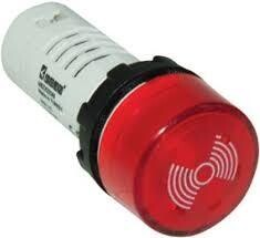 MBZS024S EMAS IŞIKLI SABİT 22MM MONOBLOK BUZZER MB SERİSİ 24VAC/DC
