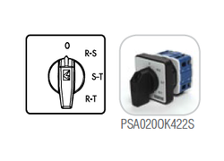 PSA0200K422S EMAS 4 POZ VOLTMETRE KOMÜTATÖRÜ 20A FAZ-FAZ VOLTMETRE PSK11 - 1