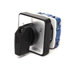 PSA025KD134S EMAS 1 KUTUP 25A 1-0-2 KUTUP DEĞİŞTİRİCİ PAKO ŞALTER