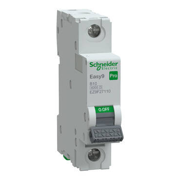 EZ9F27110 SCHNEIDER ELECTRIC EASY9 PRO 1P 10A B TİPİ 6KA 230V ANAHTARLI OTOMATİK SİGORTA - 1