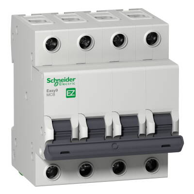 EZ9F34425 SCHNEIDER ELECTRIC EASY9 4P 25A 4.5KA C TİPİ OTOMATİK SİGORTA - 1