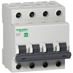 EZ9F34432 SCHNEIDER ELECTRIC EASY9 4P 32A 4.5KA C TİPİ 400V ANAHTARLI OTOMATİK SİGORTA - 2