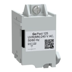 G12UVR230AC SCHNEIDER ELECTRIC GOPACT MCCB 125 MN AC 230V DÜŞÜK GERİLİM BOBİNİ