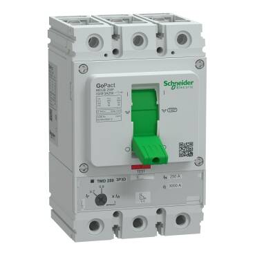 G25F3A250 SCHNEIDER ELECTRIC GoPact MCCB 250F 3P3D 250A 36KA AYAR SAHALI KOMPAK ŞALTER - 1