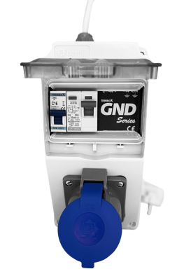 GNDMOB TRİMBOX GND 1/10 + 2P KAÇAK AKIM MOBİL NÖTR-TOPRAK REGÜLATÖRÜ MONOFAZE - 1