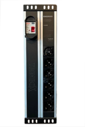 GNDRK6 TRİMBOX RACK KABİNET NÖTR-TOPRAK REGÜLASYONLU 6’LÜ KORUMA PRİZİ