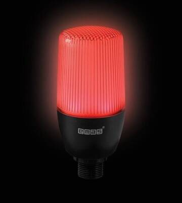 IF5R024ZM05 EMAS IF SERİSİ KIRMIZI 24V AC/DC BUZZERLI SABİT ANAHTAR KONTROLLÜ M22 VİDALI LED İKAZ 55MM - 1