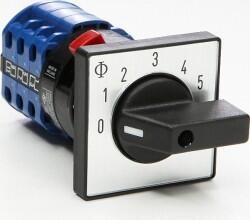 CA10 A243 KRAUS & NAİMER BEŞ KADEMELİ 0-1-2-3-4-5 MONOFAZE SIFIRLI 20AMPER 8697855002093