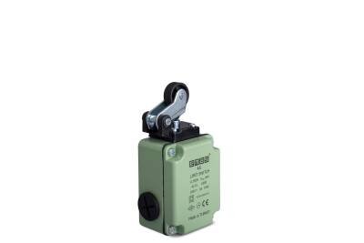 L1K13MIP211 EMAS L1 METAL GÖVDE 22 MM PLASTİK MAKARALI MANİVELA ANİ HAREKETLİ 1NO+1NC SINIR ŞALTER - 1