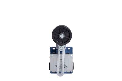 L53K13MEL123 EMAS L53 METAL GÖVDE 50 MM LASTİK AYARLANABİLİR KOLLU MAKARA ANİ HAREKETLİ 1NO+1NC SINIR ŞALTER - 1