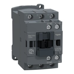 LC1E1801BD SCHNEIDER ELECTRIC KONTROL LC1E3P(3NA)AC-3<=440V18A24V DC BOBİN1 NK YARDIMCI KONTAK EASY TESYS KONTAKTÖR 3606487144366