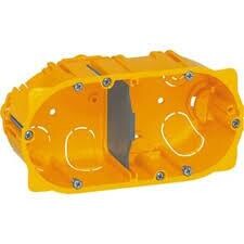 080052 LEGRAND BATIBOX ALÇIPAN İKİLİ BUAT 50MM DERİNLİK 3245060800529