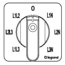 629010 LEGRAND 10A VOLTMETRE KOMÜTATÖRÜ 7 POZLU - 1