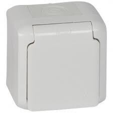 782373 LEGRAND FORIX BEYAZ ÇOCUK KORUMALI TOPRAKLI PRİZ IP44 3245067823736