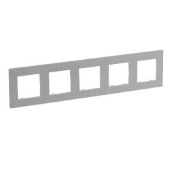 768275 LEGRAND RAVENTİ ALÜMİNYUM BEŞLİ YATAY ÇERÇEVE 3414971107533