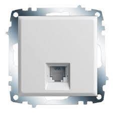 768129 LEGRAND RAVENTİ BEYAZ 1 ÇIKIŞLI RJ11 TELEFON PRİZİ 3414971105140 - 1