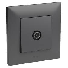 768826 LEGRAND RAVENTİ TİTANYUM TV PRİZ SONLU 10DB 3414971116801