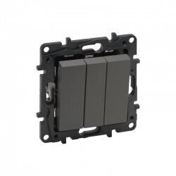 768803 LEGRAND RAVENTİ TİTANYUM ÜÇLÜ ANAHTAR 3414971116269