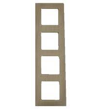 767384 LEGRAND SALBEİ AHŞAP DÖRTLÜ DİKEY ÇERÇEVE 3245067673843 - 1