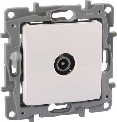 767122 LEGRAND SALBEİ BEYAZ TV GEÇİŞLİ 10DB 3245067671221 - 1