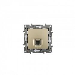 767529 LEGRAND SALBEİ ŞAMPANYA RJ11 1 ÇIKIŞ TELEFON PRİZİ 3414970676597