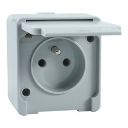 NML2800133 SCHNEIDER ETKS NEMLİYER UPS TOPRAKLI PRİZ GRİ