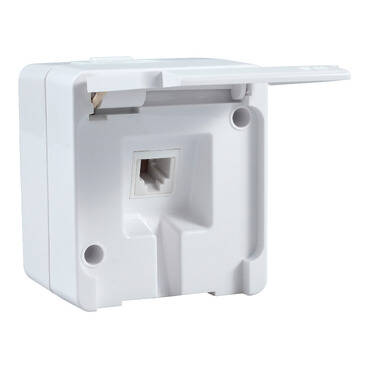 NML4100121 SCHNEIDER ETKS NEMLİYER 1XRJ11 TELEFON PRİZİ BEYAZ - 1