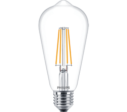 929001387602 PHILIPS CLA LEDBULB ND 7-60W E27 WW ST64 CL 2700K SARI IŞIK FLAMANLI RUSTİK AMPUL 8718696742754 - 1